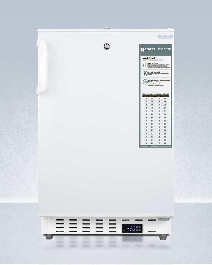 2.47 Cu. Ft. Undercounted Upright Freezer With Adjustable Temperature Controls | Fridge.com