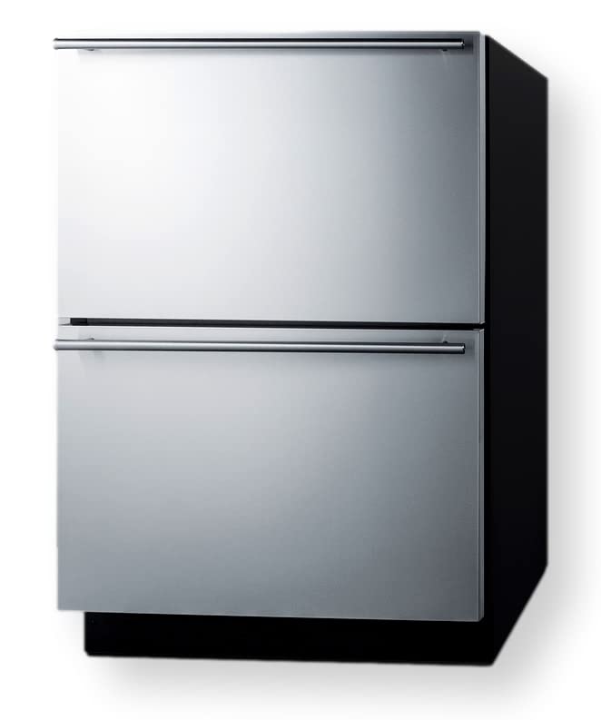 24" Wide Outdoor 2-Drawer All-Freezer, ADA Compliant (Panel Not Included) - View 2 | Fridge.com