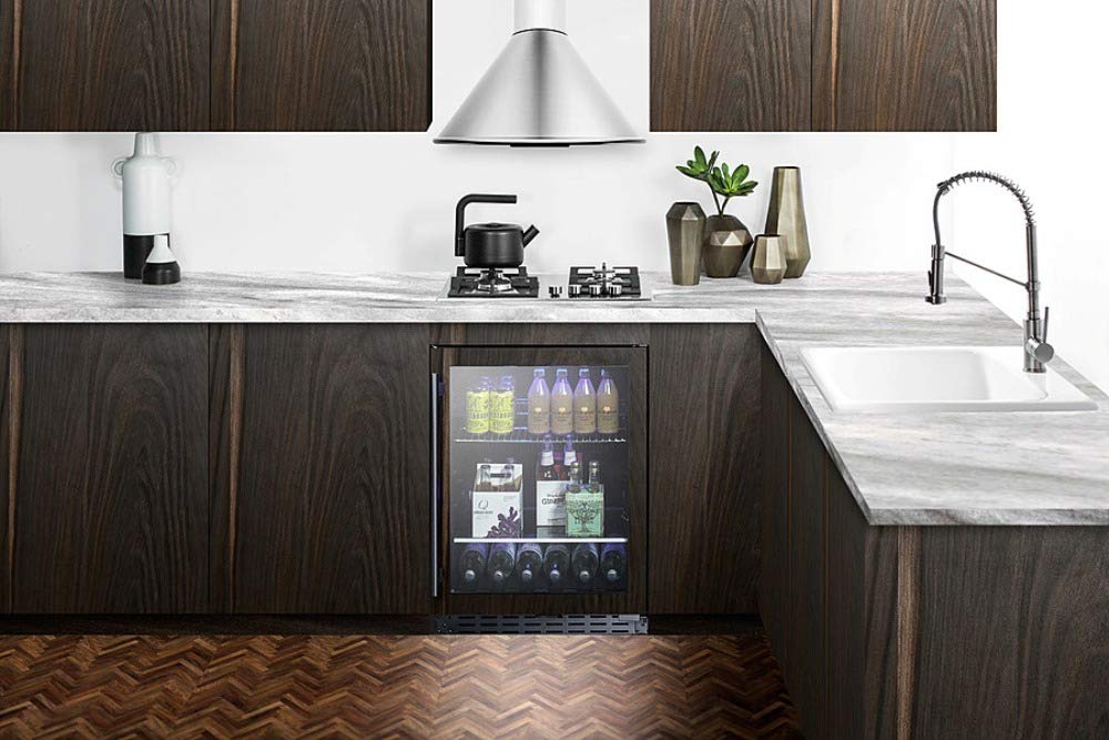 Summit 24" Built In Undercounter Beverage Center ALBV2466PNR - View 6 | Fridge.com