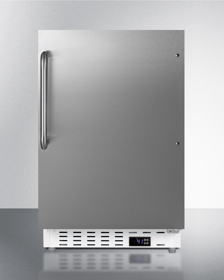 Summit 21 Inch Built In Undercounter Counter Depth Compact All-Refrigerator ALR46WCSS — FIN-0010786 | Fridge.com