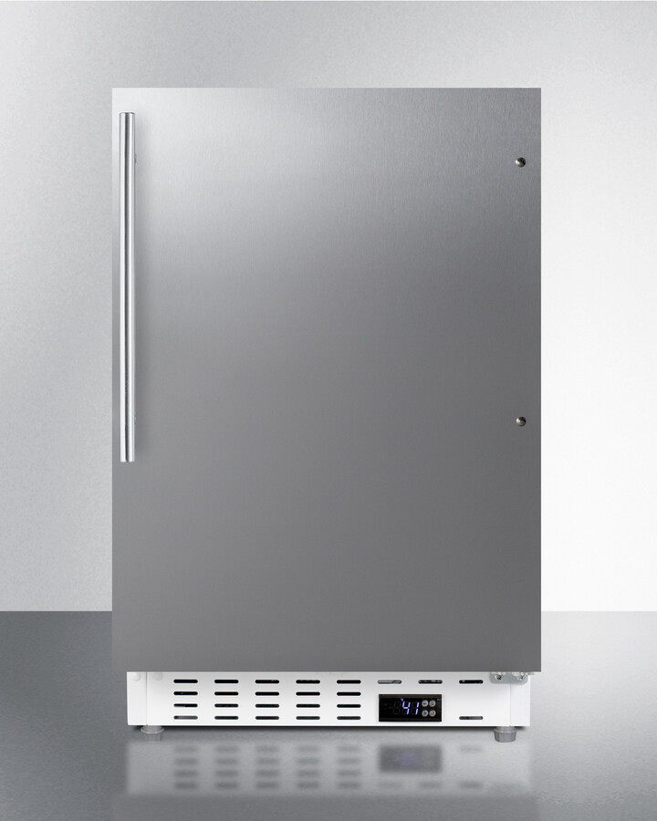 Summit 21 Inch Freestanding/Built In Undercounter Compact All-Refrigerator ALR46WCSSHV — FIN-0007798 | Fridge.com