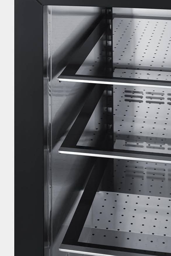 Summit 15” Refrigerator, 1.8 cu.ft. Capacity, Built-In Refrigerator Undercounter, Shallow 18” Depth, Stainless Steel- SDHR1534 - View 3 | Fridge.com