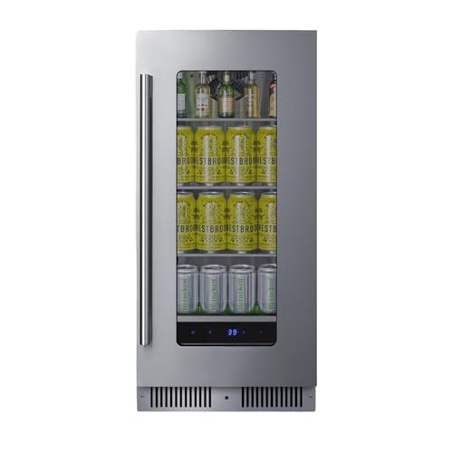 Summit 15” Beverage Center, Commercial, Stainless Steel - Sdhg1533 - View 5 | Fridge.com