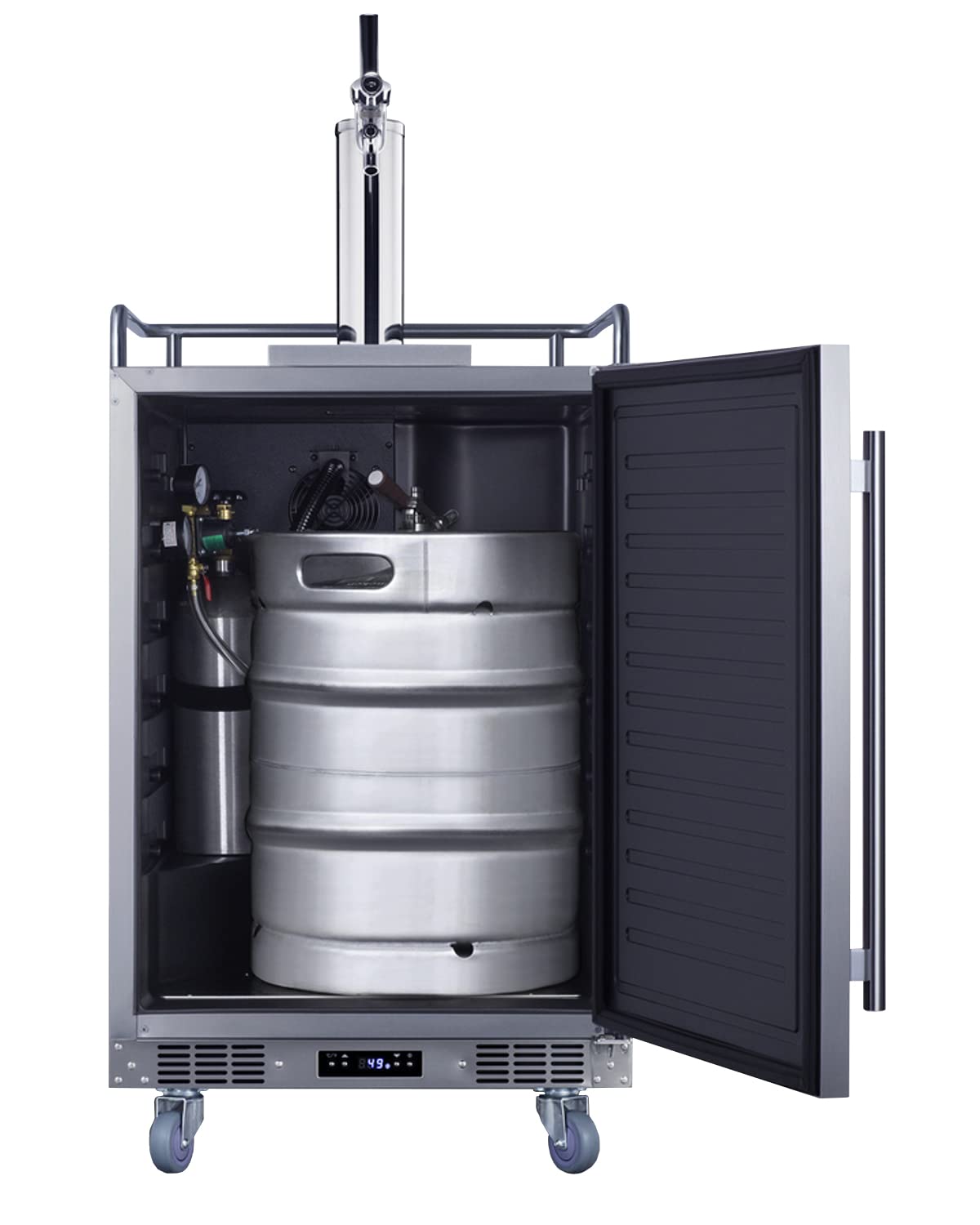 Summit Commercial Freestanding/Built In Kegerator BC74OSCOM - View 3 | Fridge.com