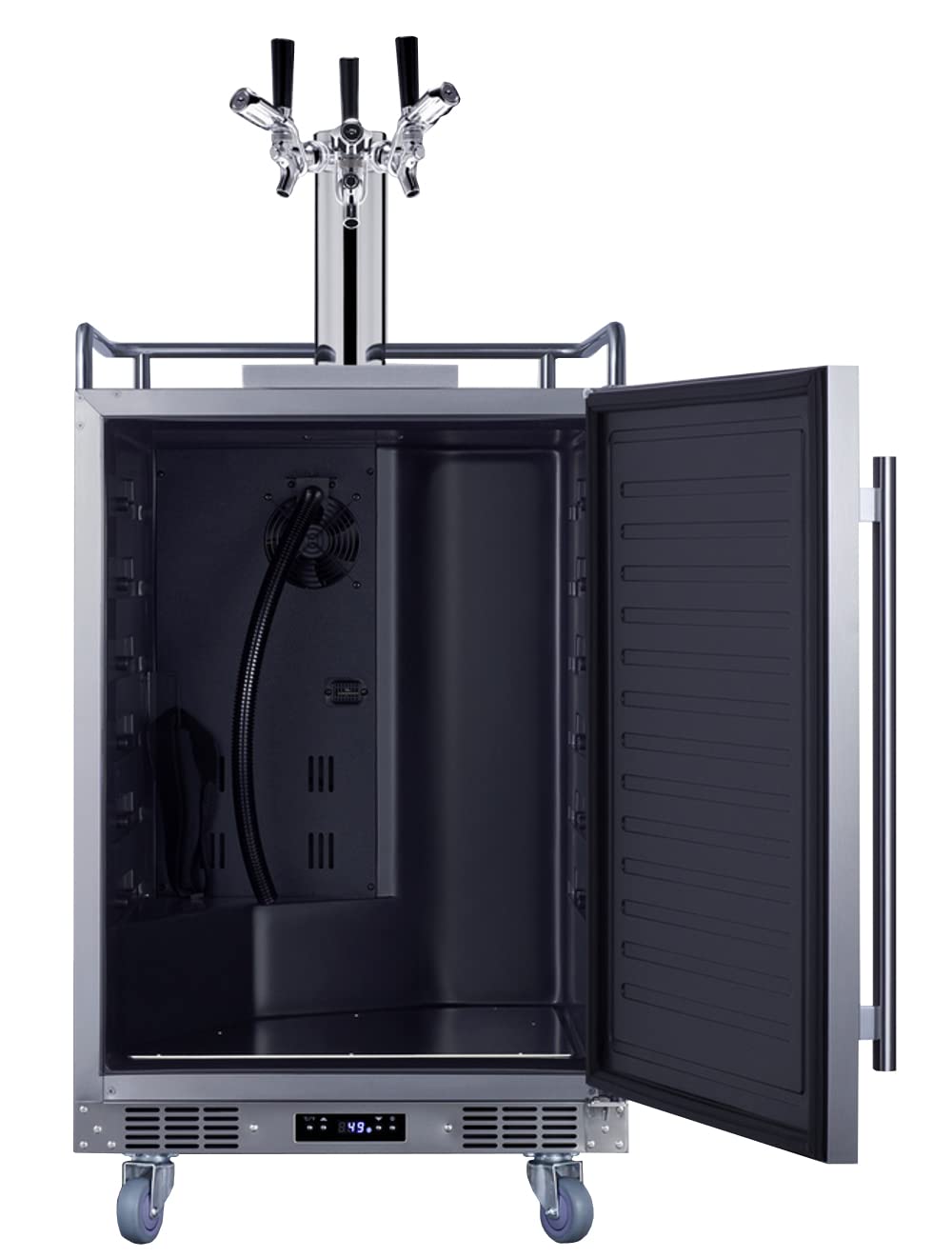 Summit Commercial Freestanding/Built In Kegerator BC74OSCOMTRIPLE - View 3 | Fridge.com