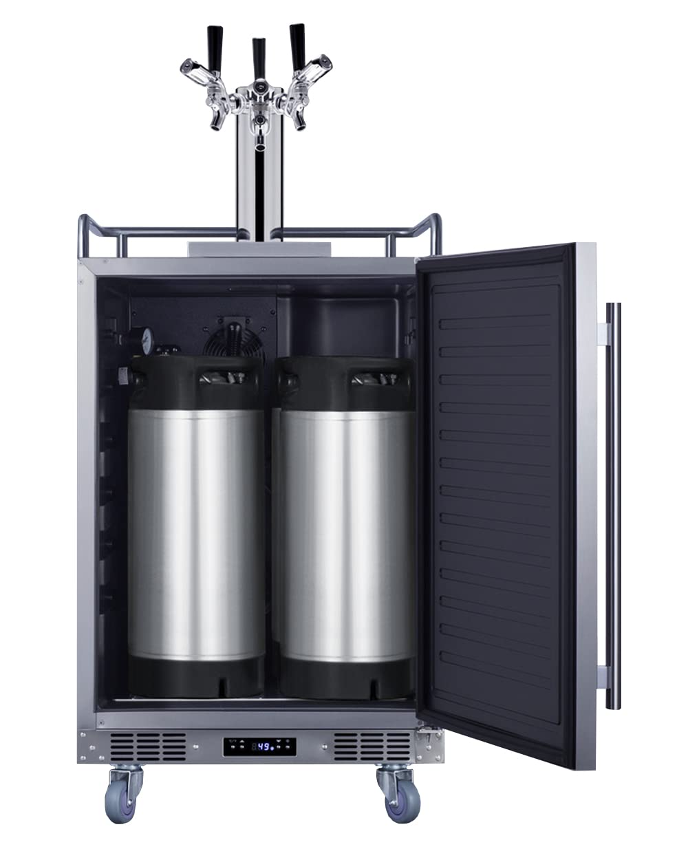 Summit Commercial Freestanding/Built In Kegerator BC74OSCOMTRIPLE - View 4 | Fridge.com