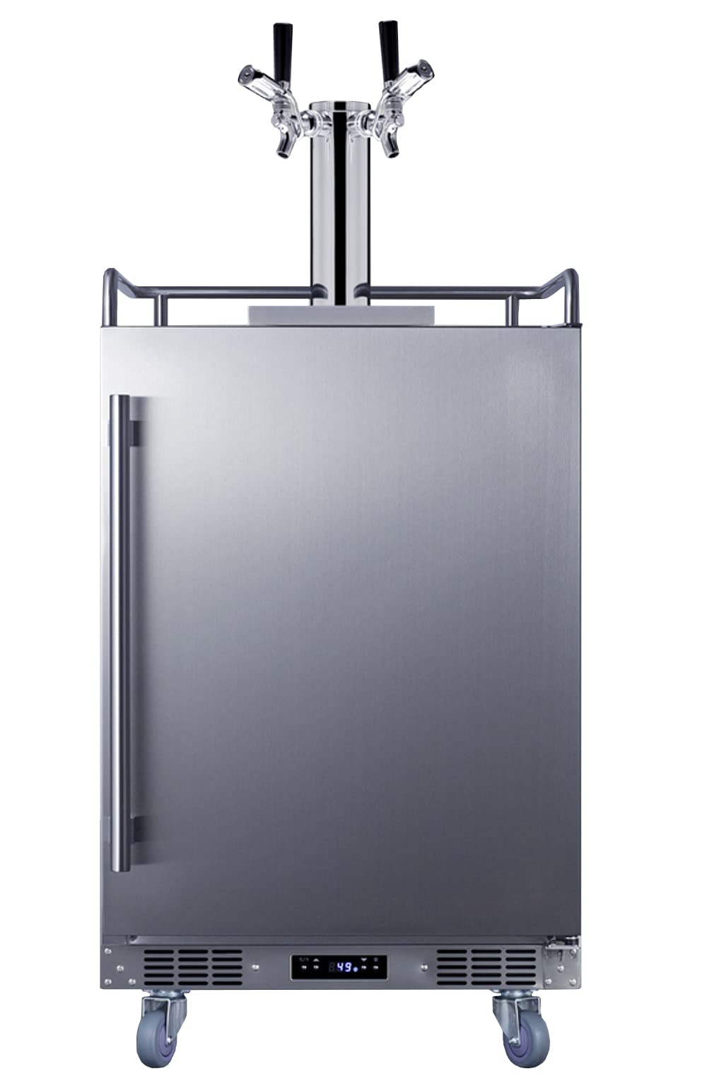 Summit Commercial Freestanding/Built In Kegerator — Summit Appliance, model BC74OSCOMTWIN