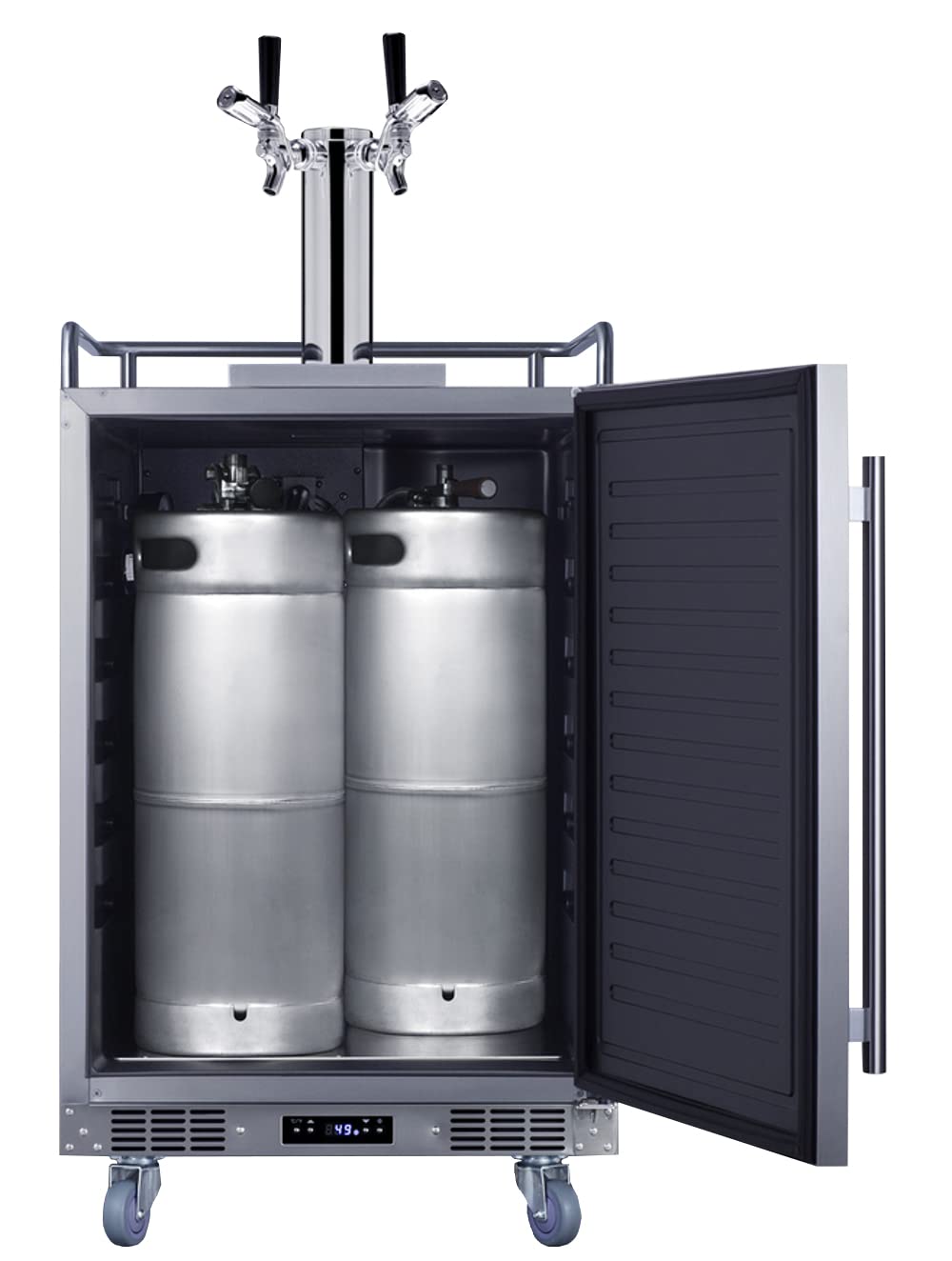 Summit Commercial Freestanding/Built In Kegerator BC74OSCOMTWIN - View 3 | Fridge.com