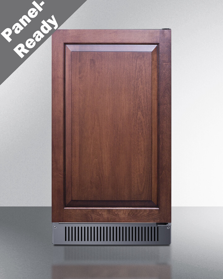 Summit Appliance 18" Wide Panel Ready (Panel Not Included) ADA Clear Icemaker | Fridge.com