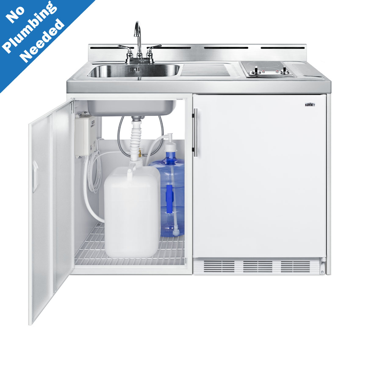 Summit Appliance 5 Cubic Feet Freestanding Mini Fridge With Freezer - View 2 | Fridge.com