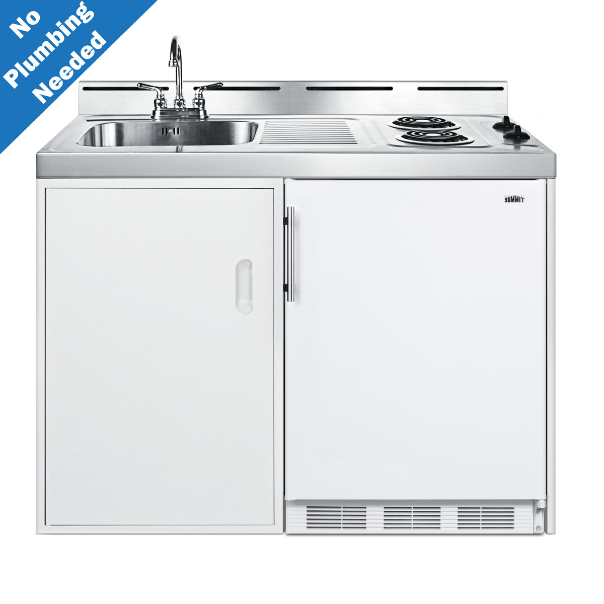 Summit Appliance All-In-One Combo Kitchens 5 Cubic Feet Freestanding Mini Fridge With Freezer - View 6 | Fridge.com