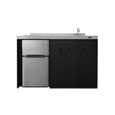 Summit Appliance All-In-One Combo Kitchens 3.2 Cubic Feet Kitchenette Mini Fridge with Freezer | Fridge.com