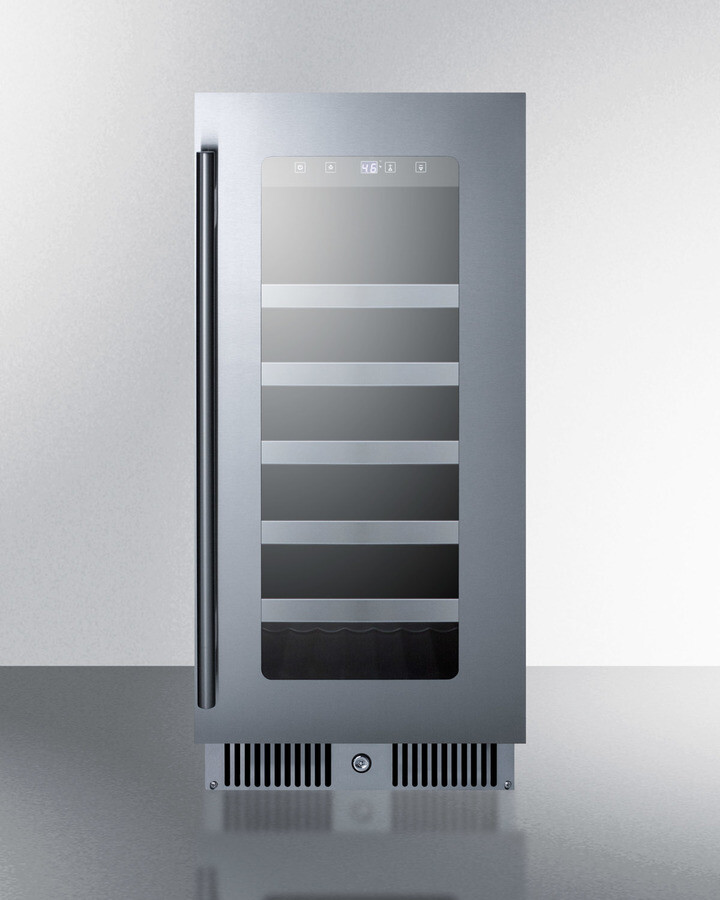 Summit Appliance Single Zone 14.88'' 29 Bottle Wine Refrigerator | Fridge.com