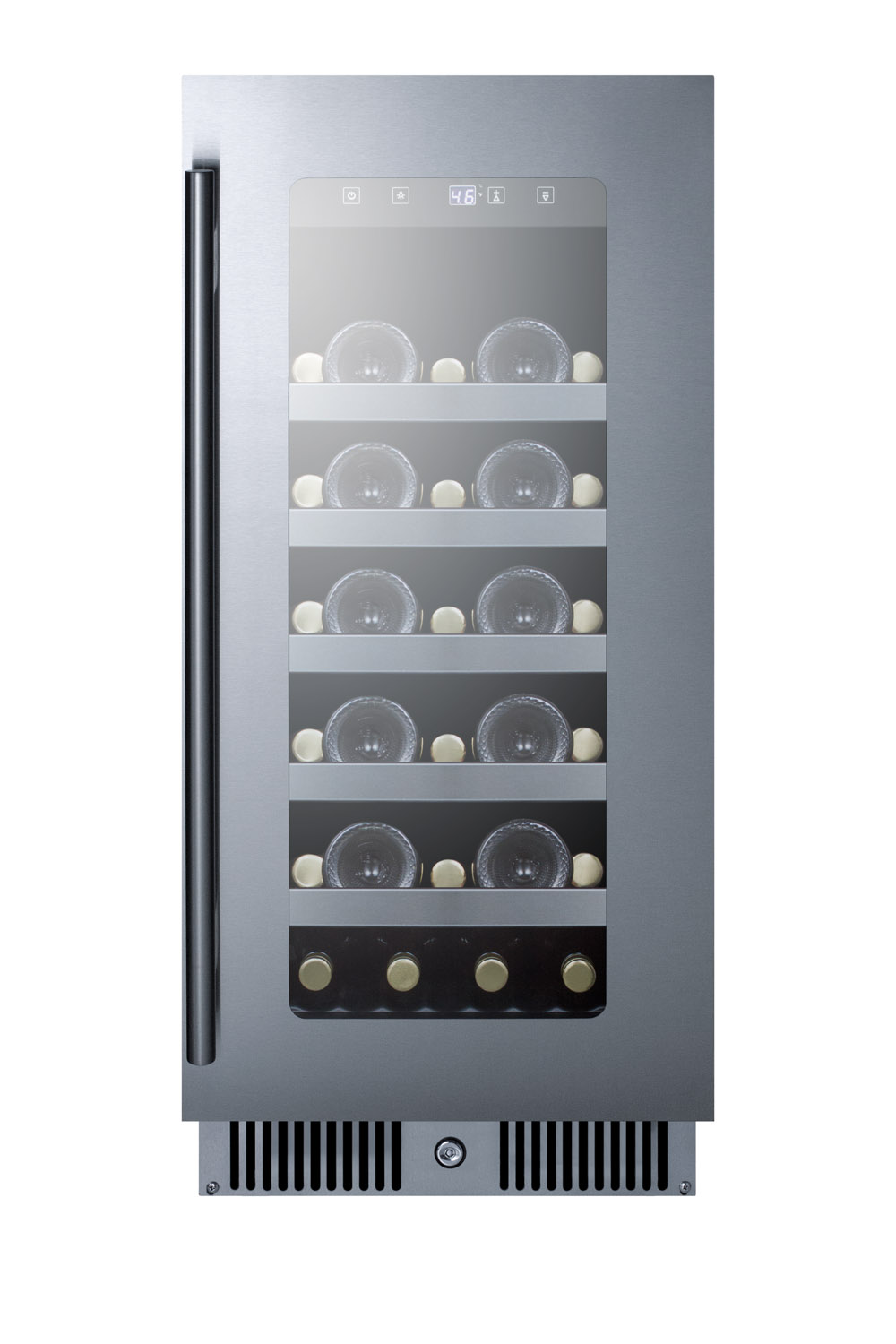 Summit Appliance Single Zone 14.88'' 29 Bottle Wine Refrigerator - View 4 | Fridge.com