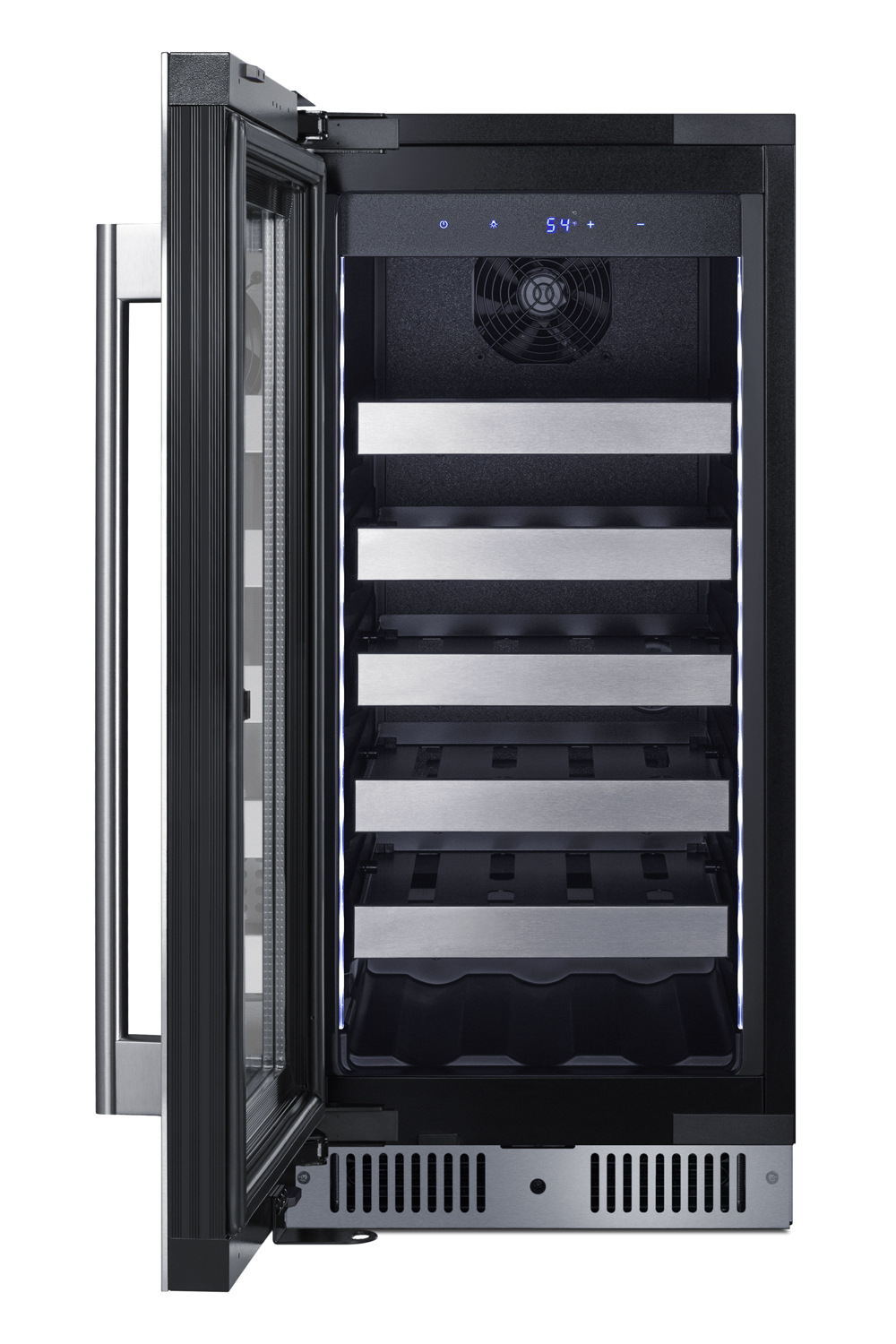 Summit Appliance  15" Wide Built-In Wine Cellar - View 4 | Fridge.com