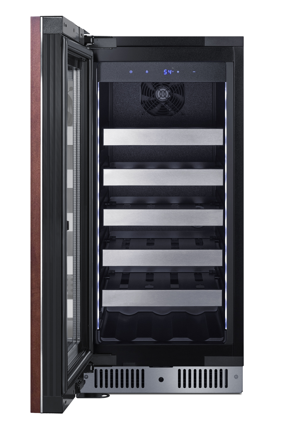 Summit Appliance  15" Wide Built-In Panel Ready Wine Cellar (Panel Not Included) - View 3 | Fridge.com