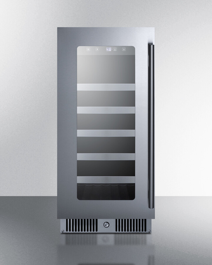 Summit Appliance Single Zone 14.88'' 29 Bottle Wine Refrigerator | Fridge.com