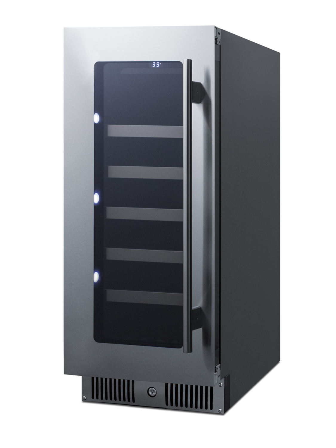 Summit Appliance Single Zone 14.88'' 29 Bottle Wine Refrigerator — FIN-0016564 | Fridge.com