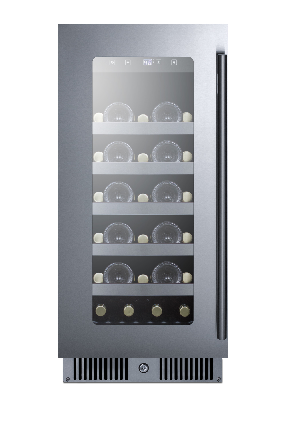 Summit Appliance Single Zone 14.88'' 29 Bottle Wine Refrigerator — FIN-0016564 | Fridge.com