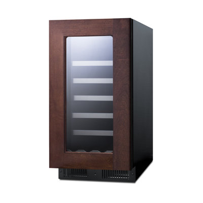Summit 18" Wine Cellar, Built-In, 29 Bottle Capacity, Panel Ready* - CL18WCPNRLHD (*Panels Not Included) (Left handed Door Swing) | Fridge.com