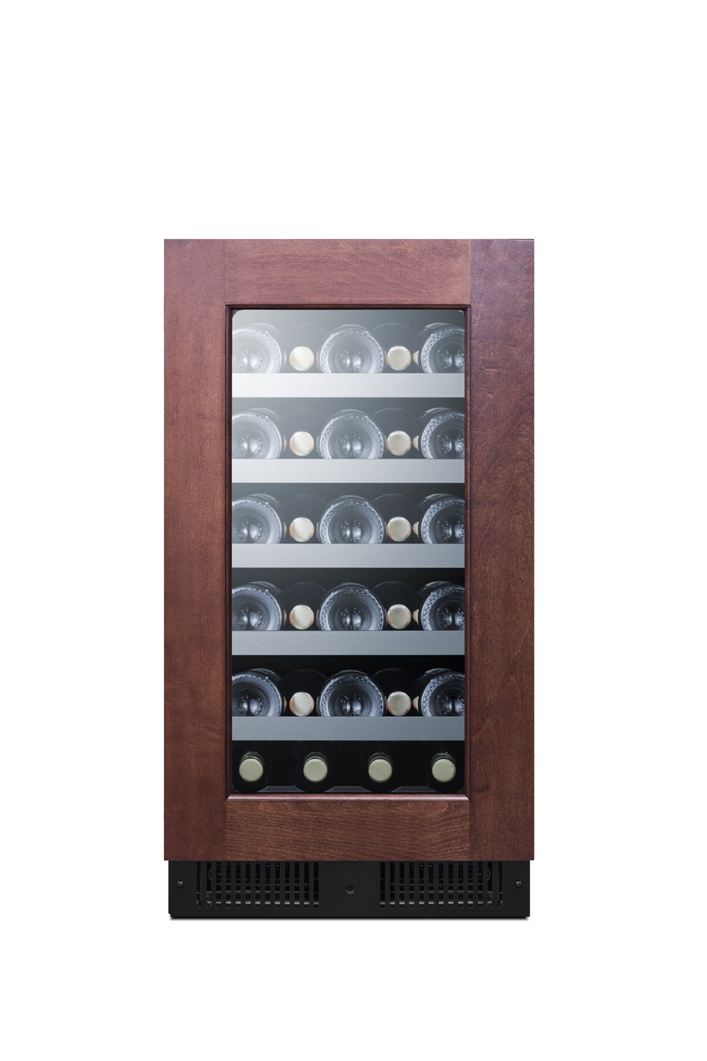 Summit Appliance 18" Wide Panel Ready Built-In Wine Cellar - View 4 | Fridge.com