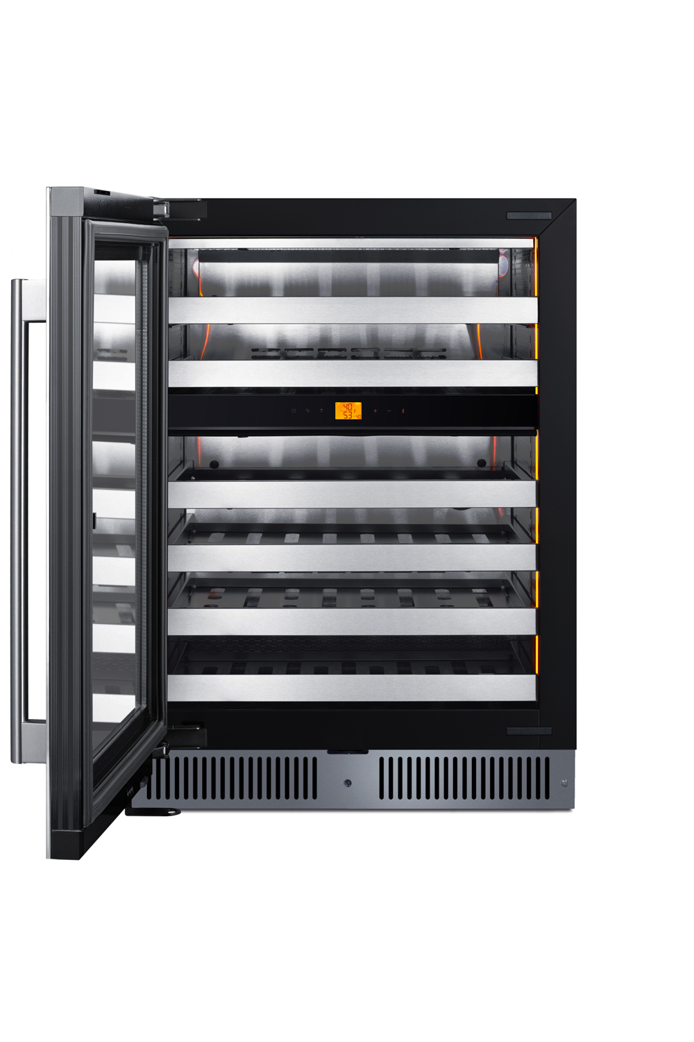 Summit Appliance 24" Dual Zone Built-In Wine Cellar - View 6 | Fridge.com