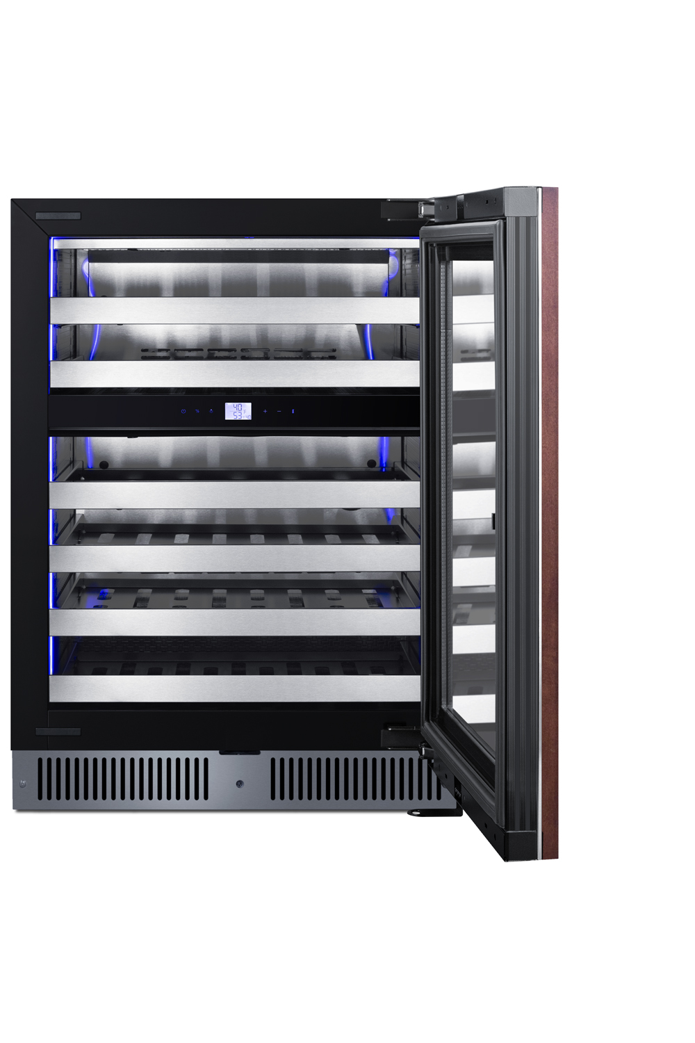 Summit Appliance  24" Dual Zone Built-In Panel Ready Wine Cellar (Panel Not Included) - View 6 | Fridge.com