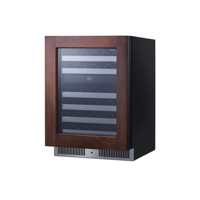 Summit Appliance  24" Dual Zone Built-In Panel Ready Wine Cellar (Panel Not Included) | Fridge.com