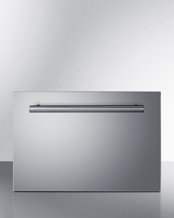 Summit Appliance 18" Wide Stainless Steel/Panel Ready Door Built-In Wine/Beverage Cooler Drawer | Fridge.com