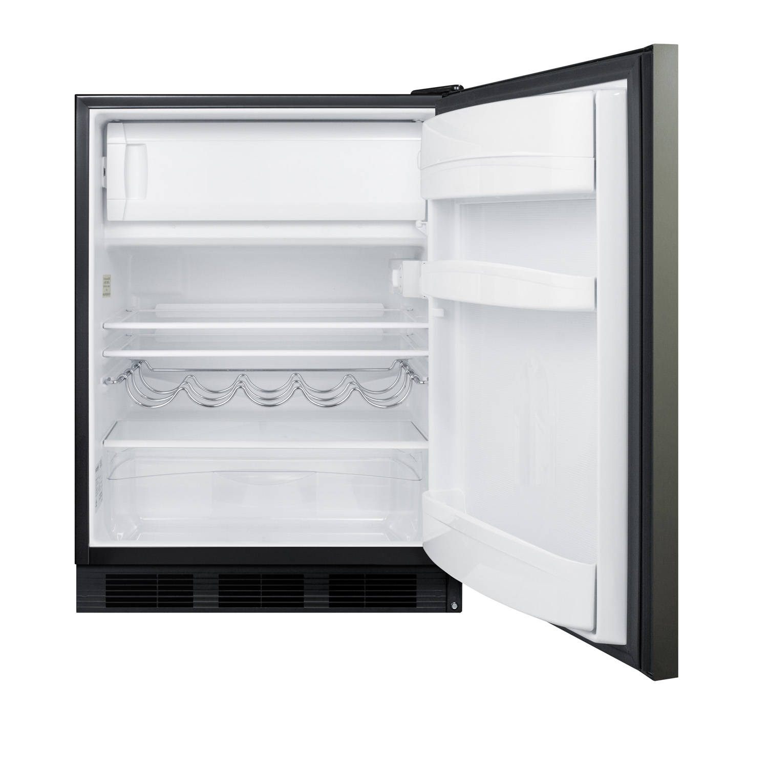 Summit Appliance Basalt 5.1 Cubic Feet Convertible Mini Fridge With Freezer - View 4 | Fridge.com