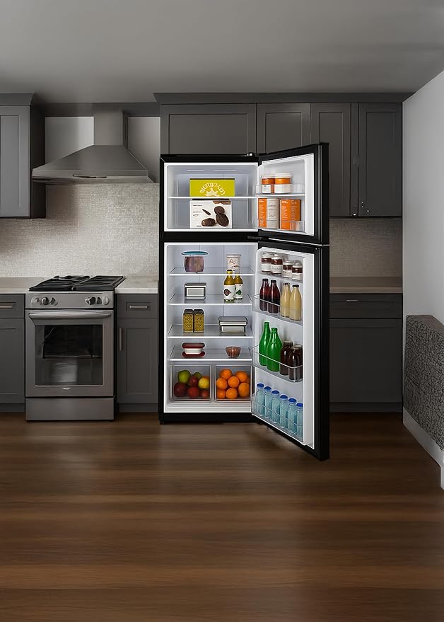 Summit 28" Refrigerator, Top Mount Freezer, Full Size, Energy Star Certified, White- CTR152B (Black, Right Hand Door) | Fridge.com