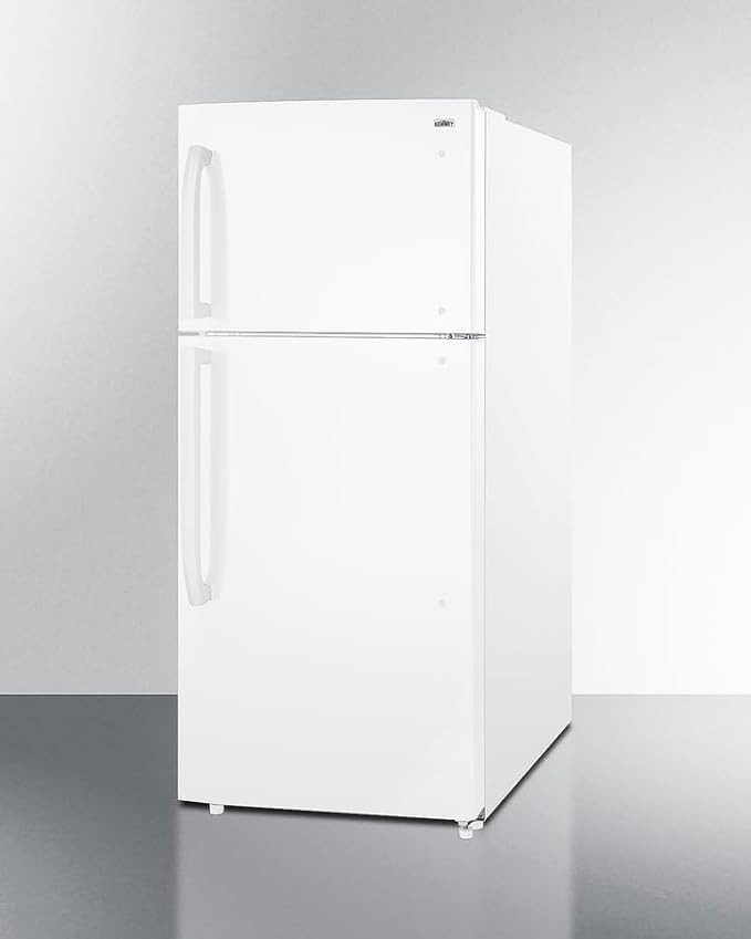 Summit 30" Refrigerator, 20.5 Cu.Ft Capacity Top Mount Refrigerator - Freezer, Energy Star, White- Ctr21w - View 4 | Fridge.com