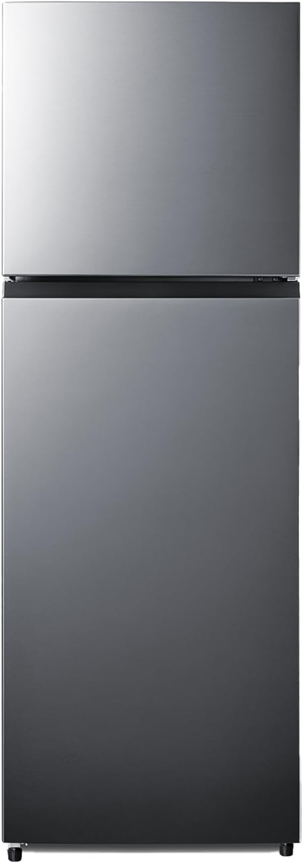 Summit 24" Refrigerator, 11.6 cu.ft Capacity Refrigerator-Freezer, Energy Star, Stainless Steel Look - FF1142PL | Fridge.com