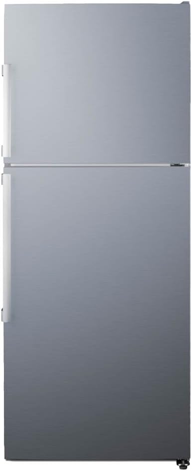 Summit 28" Refrigerator Freezer With Icemaker, Counter Depth, Stainless Steel- FF1514SSIM | Fridge.com