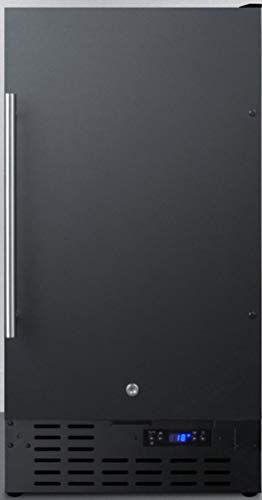 Summit 18” Freezer, 2.7 Cu.Ft.Capacity, Built-In Freezer, Undercounter, Black- Scff1842 - View 1 | Fridge.com