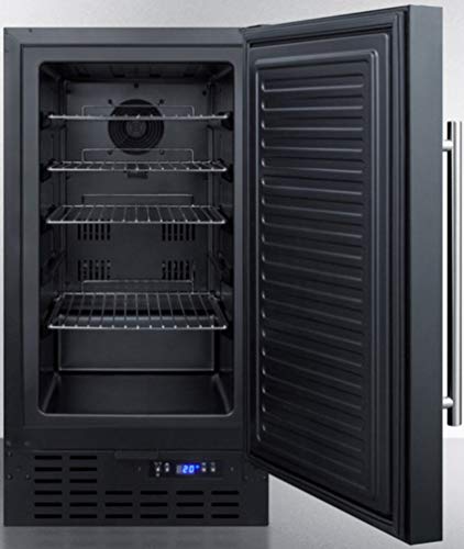 Summit 18” Freezer, 2.7 Cu.Ft.Capacity, Built-In Freezer, Undercounter, Black- Scff1842 - View 3 | Fridge.com