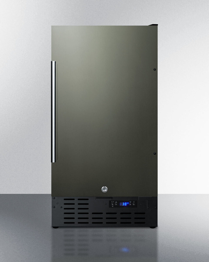 Summit 18 Inch 18" Freestanding/Built In Undercounter Compact All-Refrigerator FF1843BKS | Fridge.com
