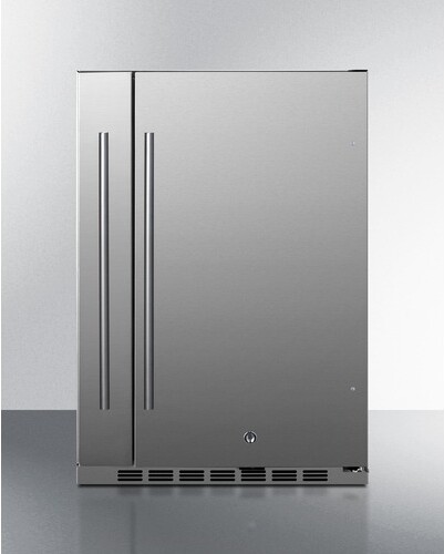 Summit 24 Inch 24" Freestanding/Built In Undercounter Compact All-Refrigerator Ff19524 - View 1 | Fridge.com