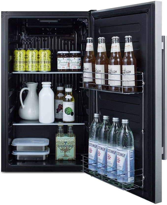 Summit Appliance FF195ADA ADA Shallow Depth Built-In All-Refrigerator, ADA Compliant; 3.13 cu.ft.; Automatic Defrost; Ideal For Small-Spaced Commercial And Residential Settings - View 4 | Fridge.com