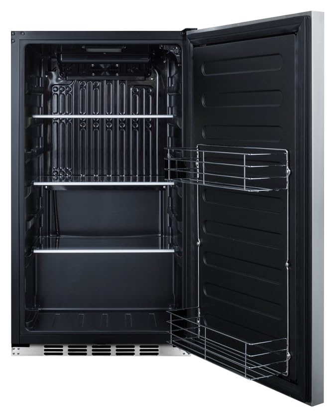 Summit 19 Inch Built In Refrigerator FF195IF - View 3 | Fridge.com