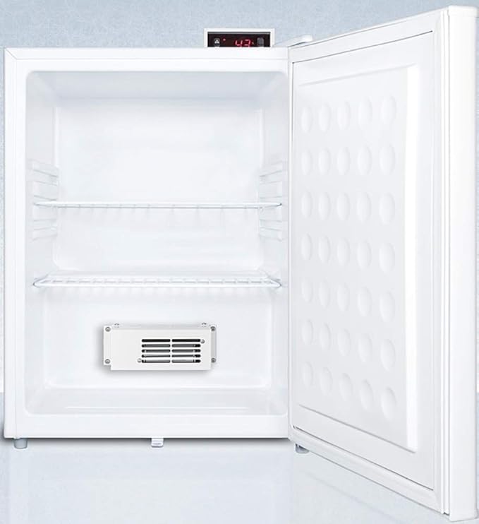 Summit Compact Refrigerator For General Purpose Use In Medical Facilities - White Mini Fridge- FF28LWHGP - View 4 | Fridge.com