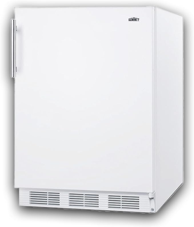 Summit 24" Refrigerator, Undercounter Fridge, 5.8 cu.ft. Capacity, ADA Compliant, ENERGYSTAR, White- FF61WADA | Fridge.com