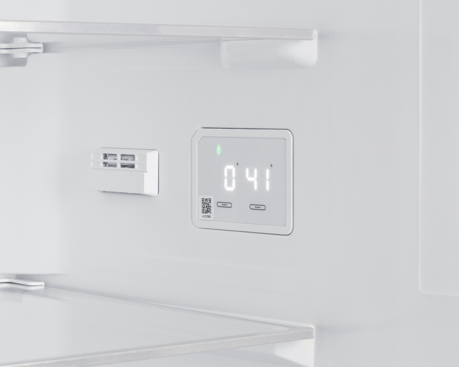 Summit 24" Refrigerator, Counter Depth, Stainless Steel - FFBF124SSLHD - View 6 | Fridge.com