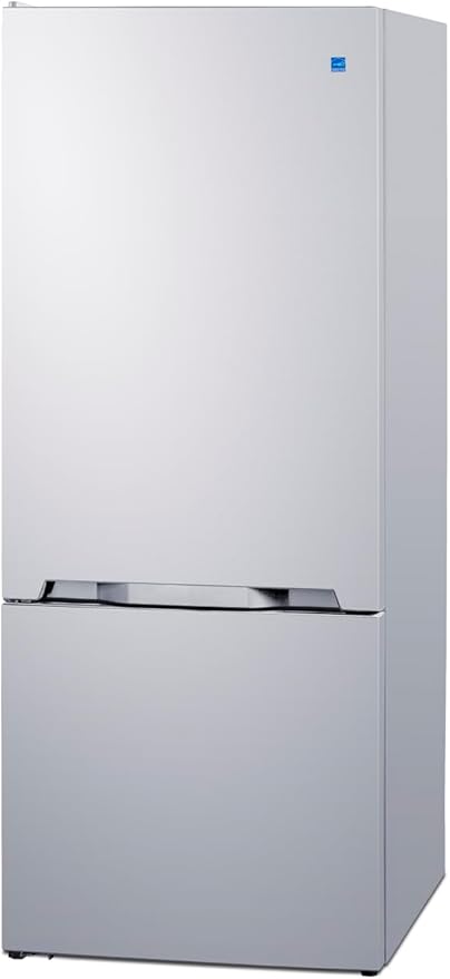 Summit 28" Bottom Freezer Refrigerator, Refrigerator- Freezer, Energy Star, White - FFBF151WLHD (Left Hand Door) | Fridge.com