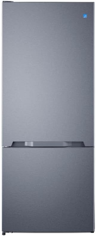 Summit 28" Bottom Freezer Refrigerator, Refrigerator- Freezer, Energy Star, Stainless Steel - FFBF154SSLHD (Left Hand Door) | Fridge.com