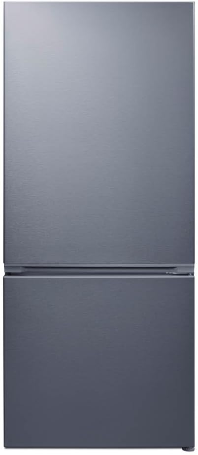 Summit 30" Refrigerator, 16.1 cu.ft Capacity Refrigerator-Freezer, Bottom Mount Freezer, Freezer With Ice Maker, Energy Star, Stainless Steel- FFBF174SSIM (Right Hand Door) - View 3 | Fridge.com