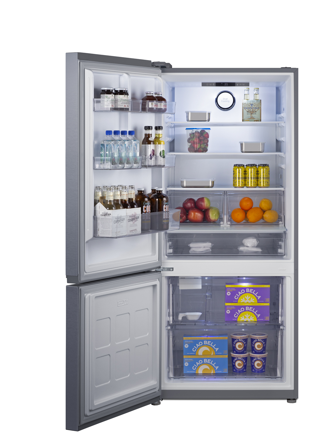 Summit Appliance 30" Wide Bottom Freezer Refrigerator with Icemaker, Counter Depth — FIN-0007667 | Fridge.com
