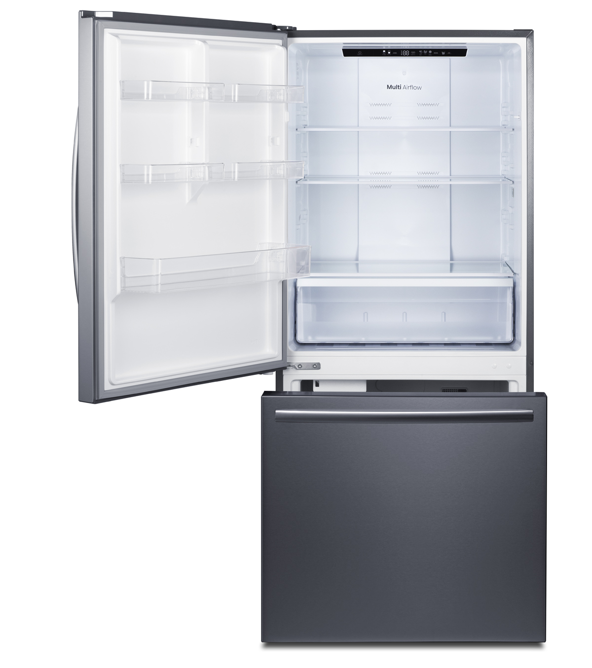 Summit Appliance 31" Wide Bottom Freezer Refrigerator With Icemaker - View 4 | Fridge.com