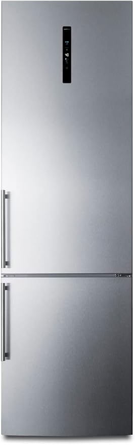 Summit Appliance FFBF181ES2 24" Wide Bottom Freezer Refrigerator, Stainless Steel Door, ENERGY STAR Certified, Digital thermostats, Made in Europe | Fridge.com