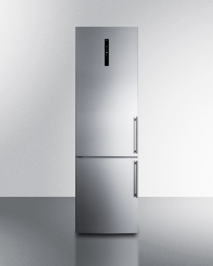 Summit 24 Inch 24" Counter Depth Bottom Freezer Refrigerator FFBF181ES2LHD | Fridge.com